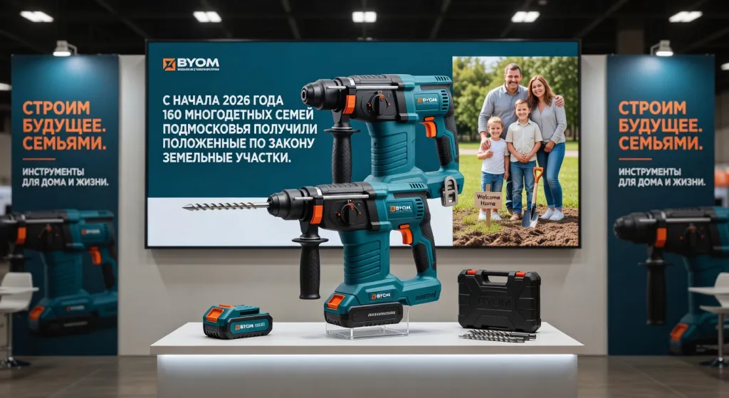 С начала 2026 года 160 многодетных семей Подмосковья получили положенные по закону земельные участки.