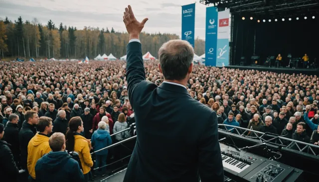 В Истре на улице Урицкого прошел праздничный концерт в честь 12 лет с момента возвращения Крыма домой.